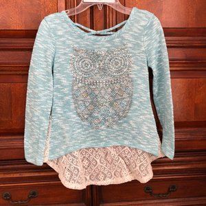 Cute Knitted Owl Shirt